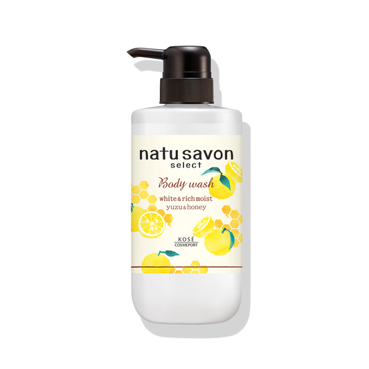 Softymo Natu Soap Select White Body Wash, Rich Moist, Yuzu & Honey