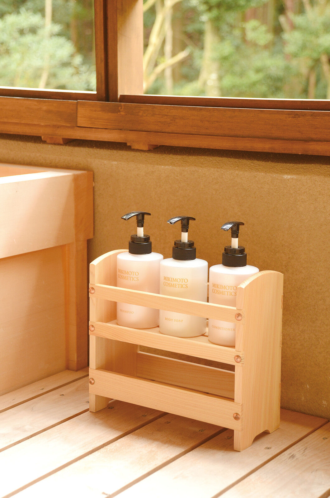 Natural Wood Bottle Rack *EX-Polymer Protective Finish