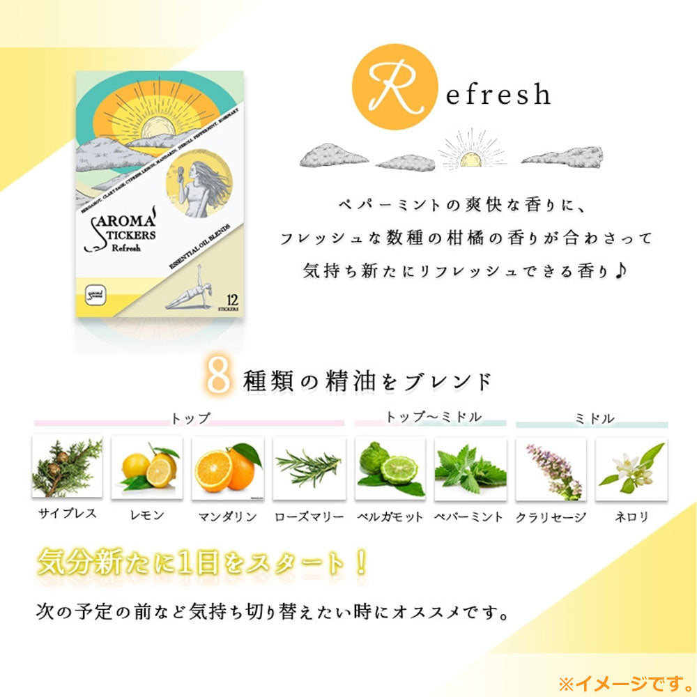 AROMA STICKERS Refresh 12 Stickers