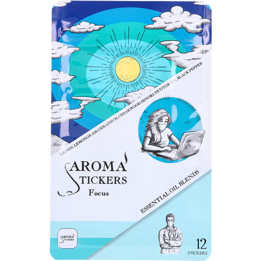 AROMA STICKERS Focus 12 Sheets