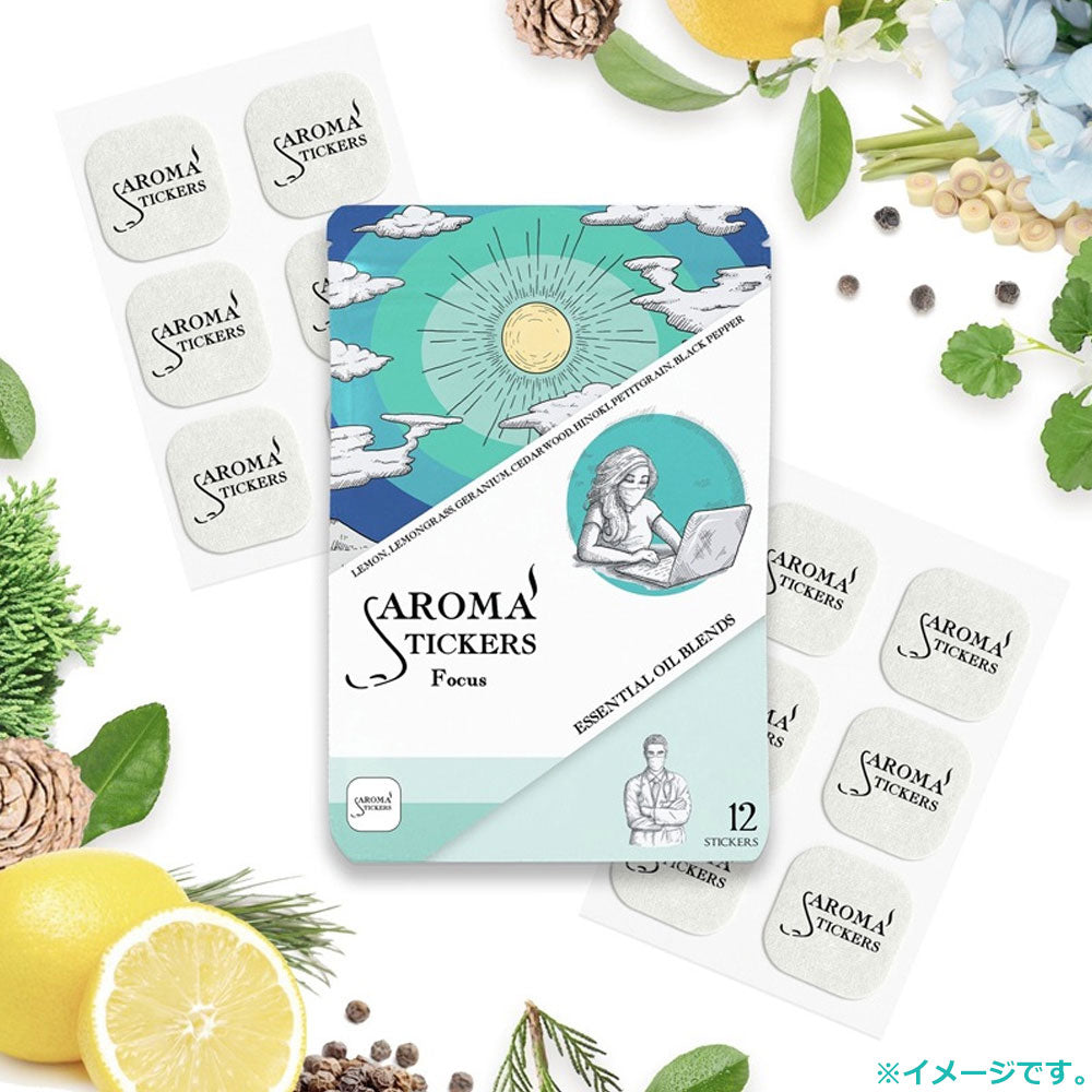 AROMA STICKERS Focus 12 Sheets