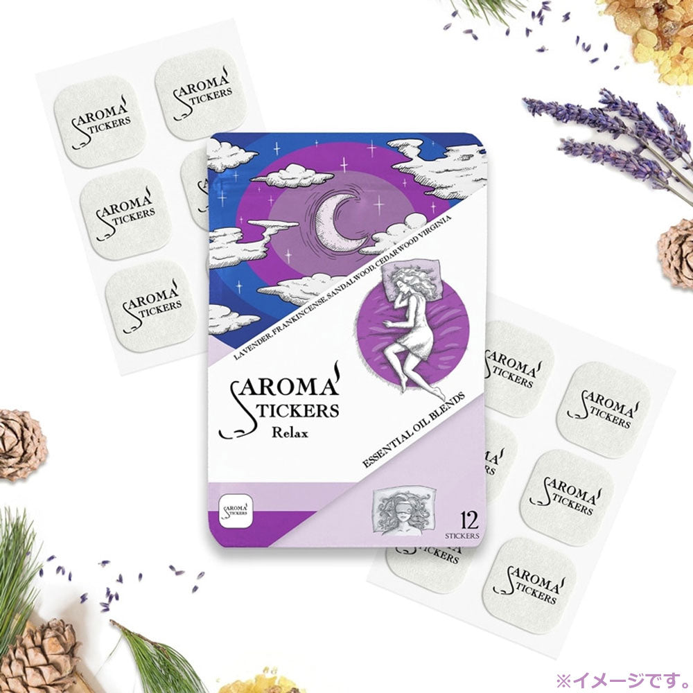 AROMA STICKERS Relax 12 Stickers
