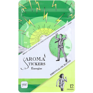 AROMA STICKERS Energize 12 Stickers