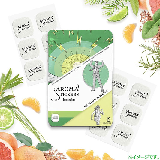 AROMA STICKERS Energize 12 Stickers