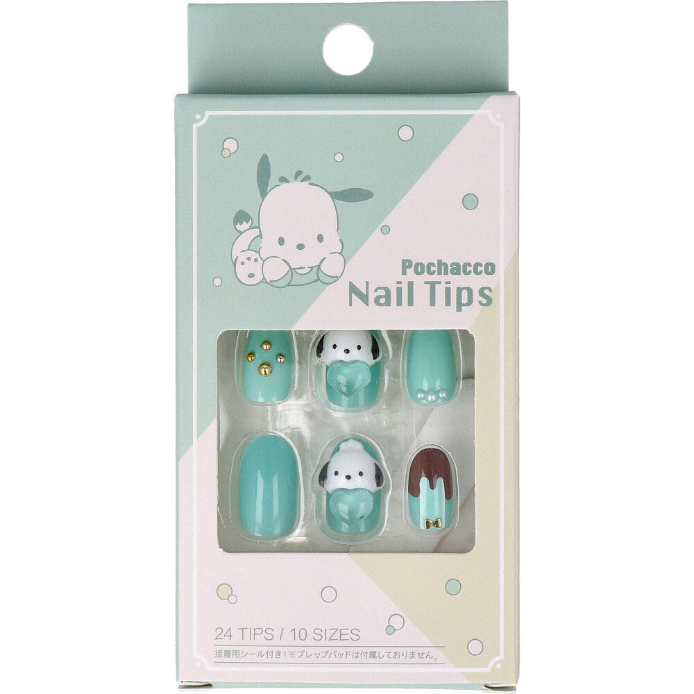 Pochacco Nail Tips (24 pieces)
