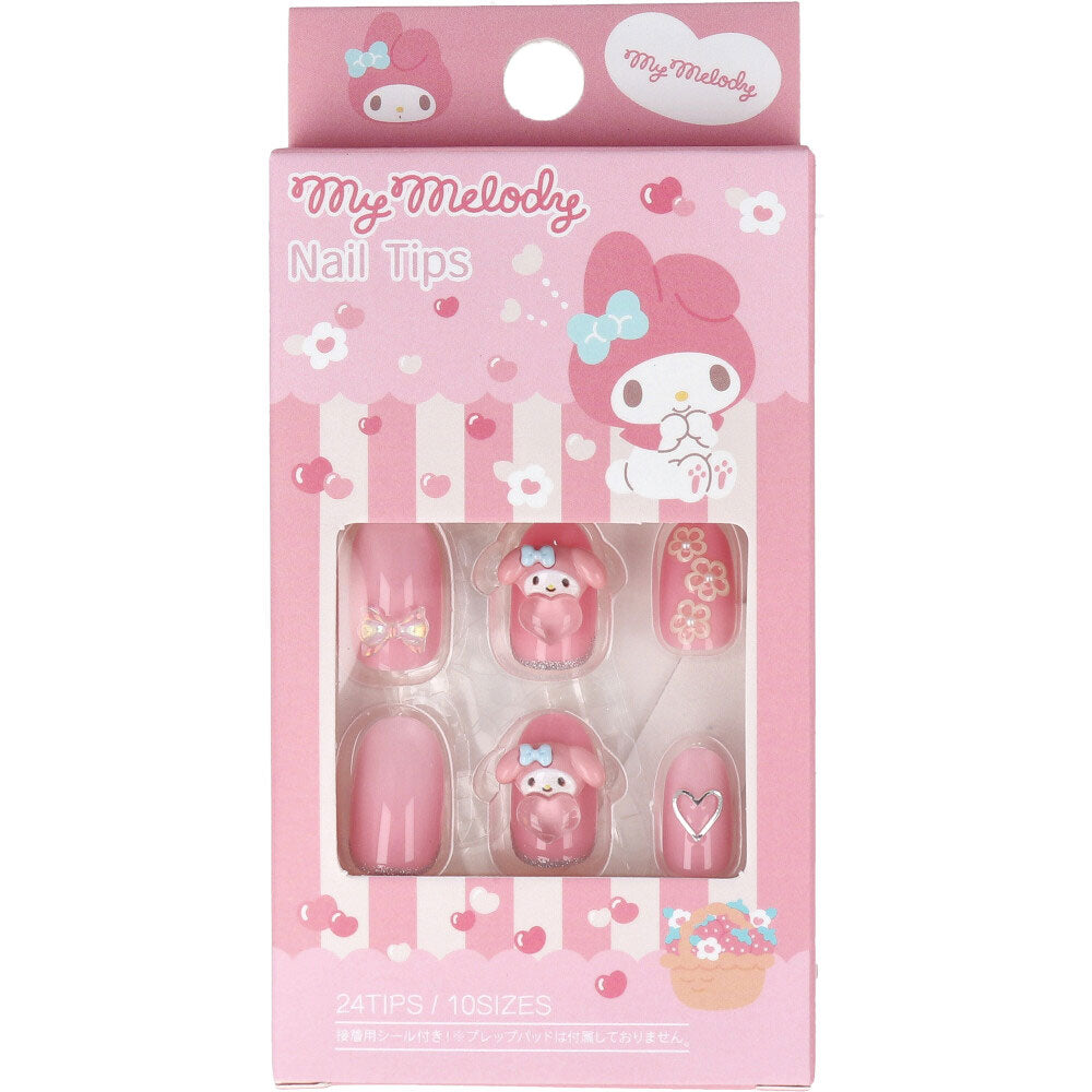My Melody Nail Tips (24 pieces)