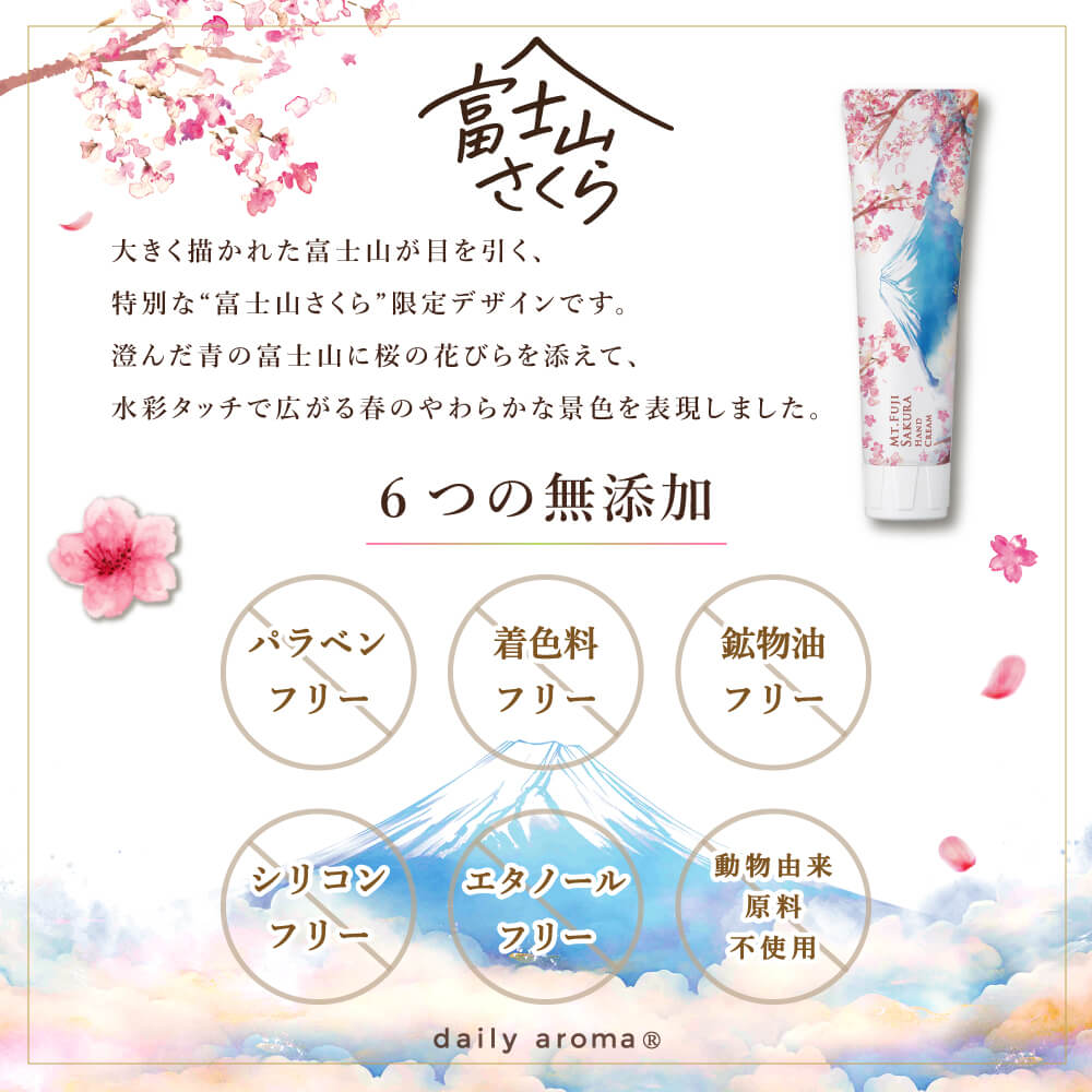 MT.FUJI SAKURA HAND CREAM 75g