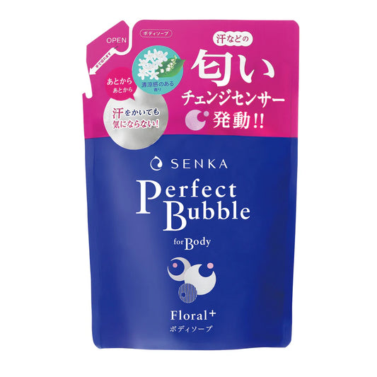 Senka Perfect Bubble for Body Floral Plus Refill