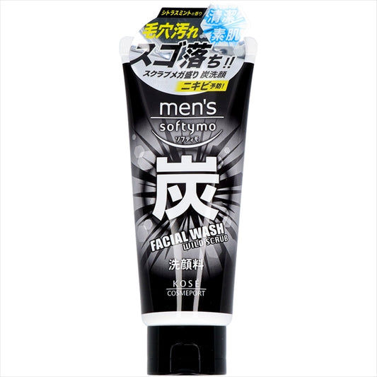 Men's Softymo Facial Wash, Charcoal