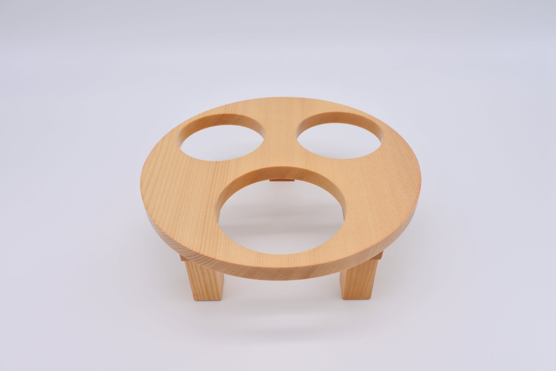 Hinoki Bathtub Beer Holder Set